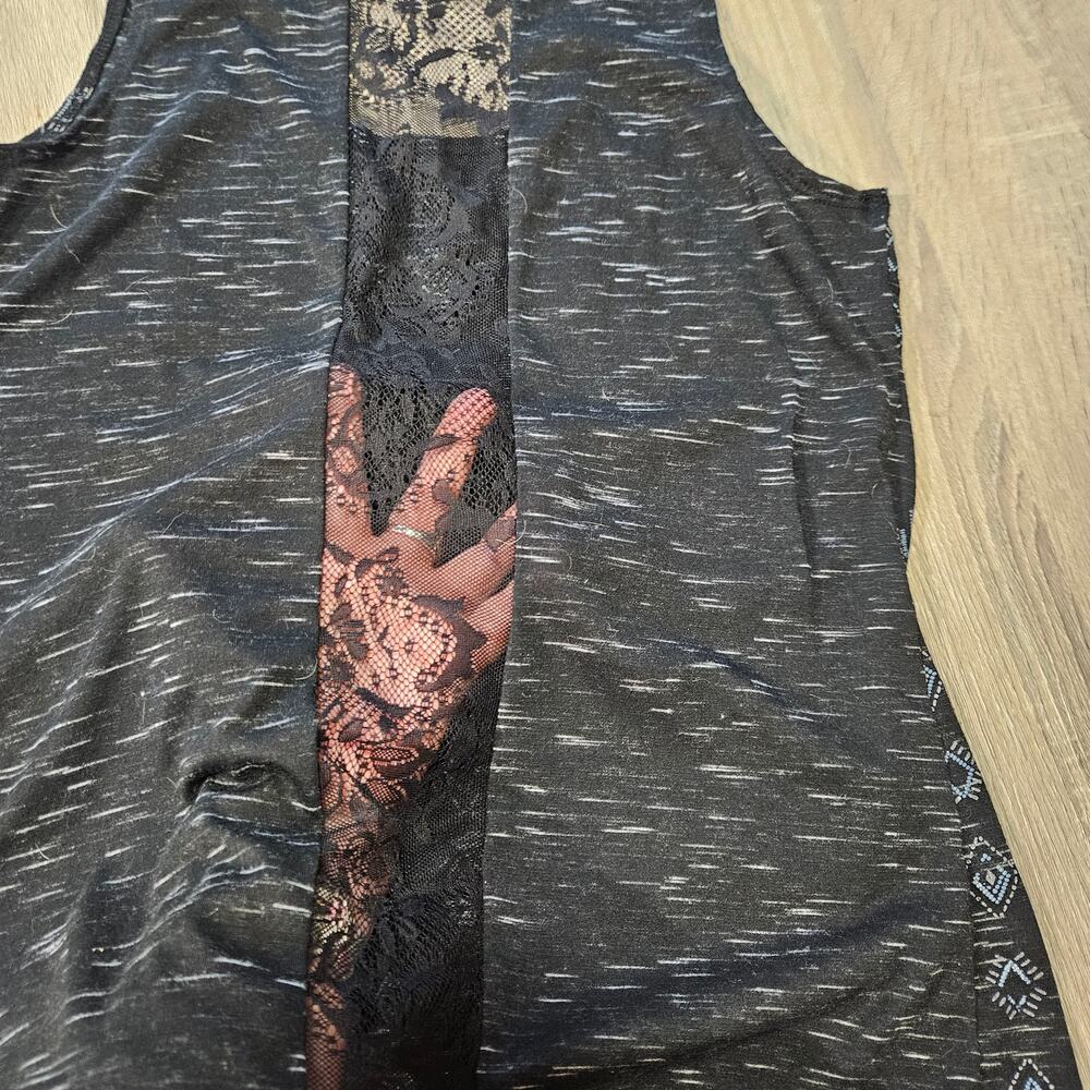 Live to be Spoiled Beaded Aztec Tank Top - Size L - Picture 4 of 7